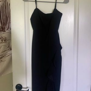 Black Ruffle Windsor Prom dress